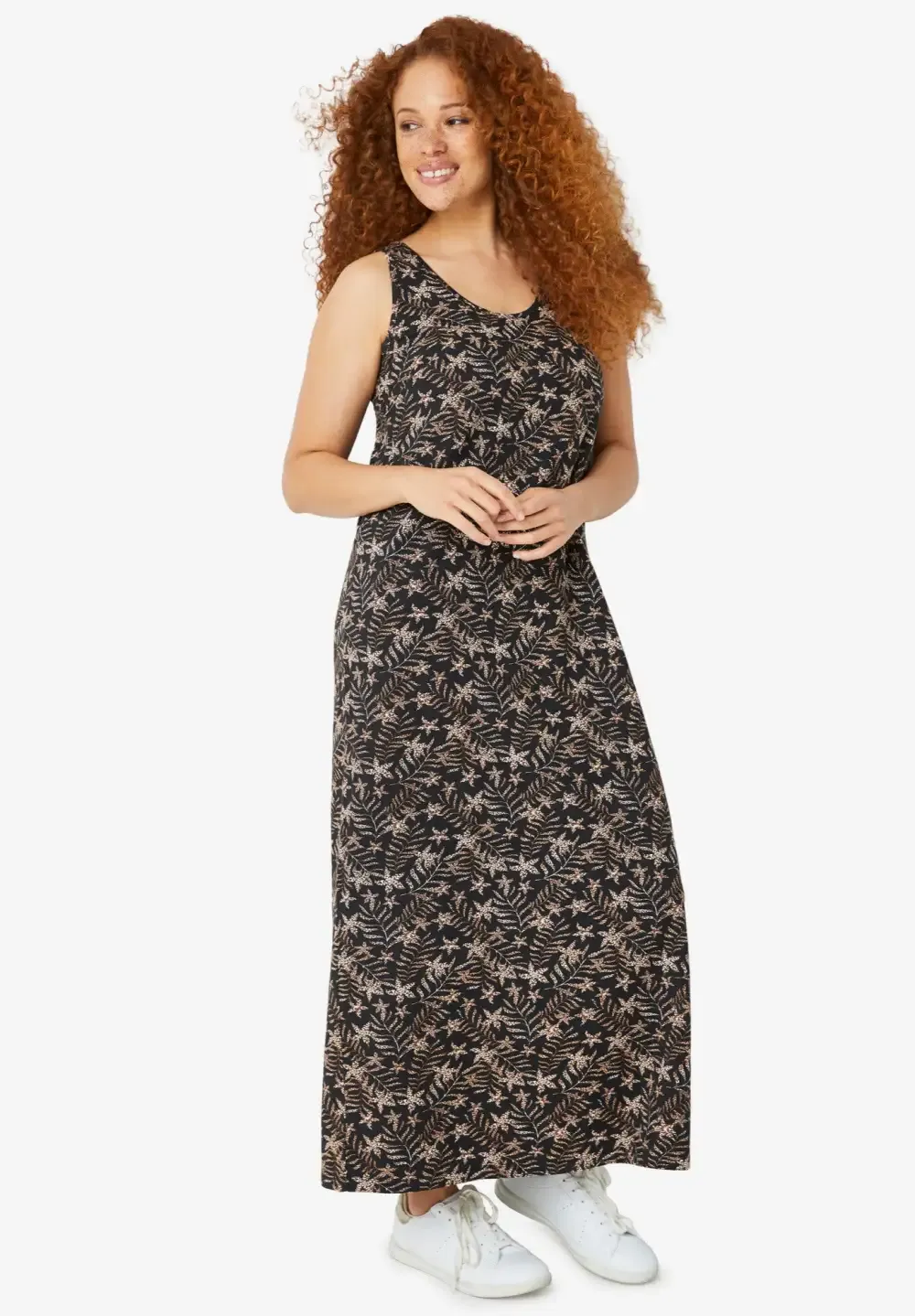 Sleeveless Knit Maxi Dress