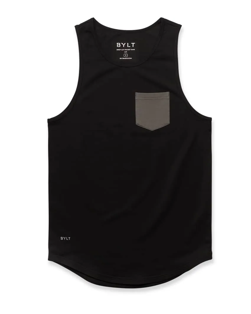 Lux Drop-Cut Pocket Tank