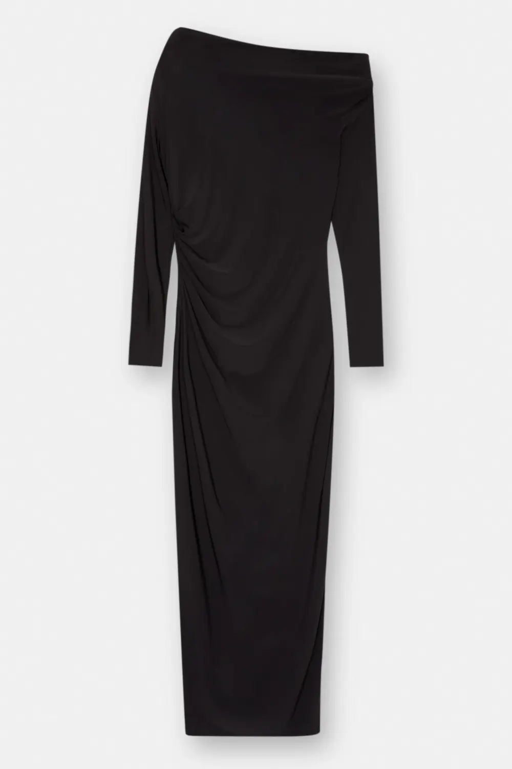 Vestido midi asimétrico