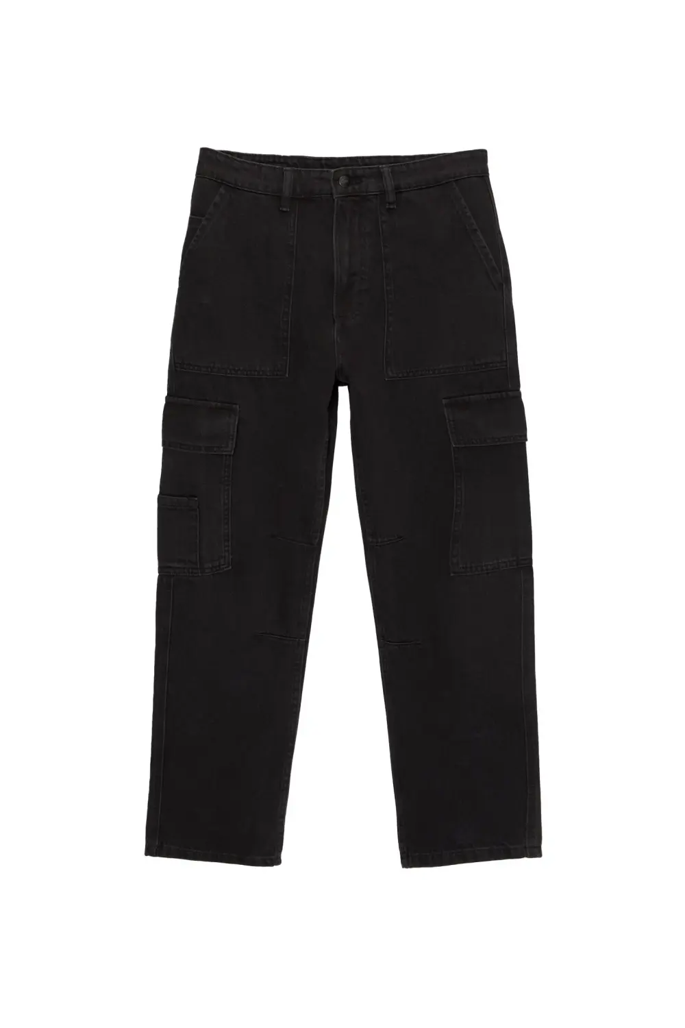 Straight-leg cargo jeans