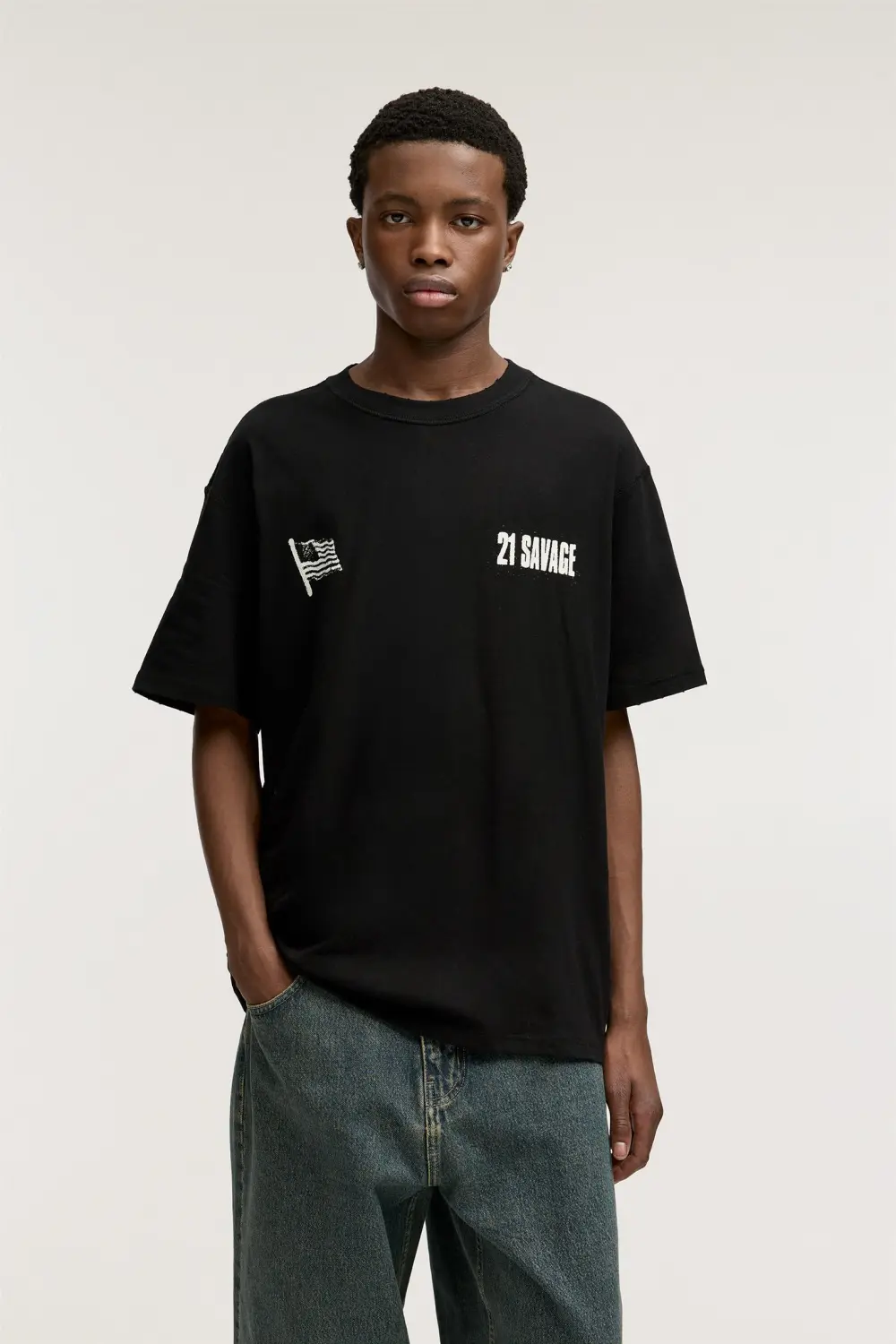 21 Savage black T-shirt