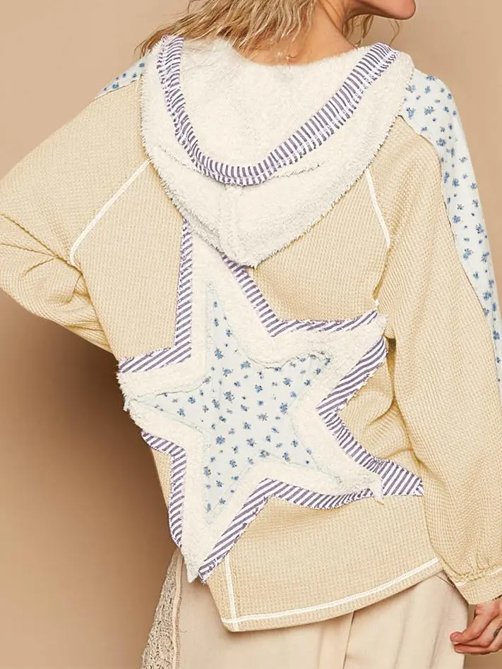 All-Match Daily Cream Long Sleeve Hoodie