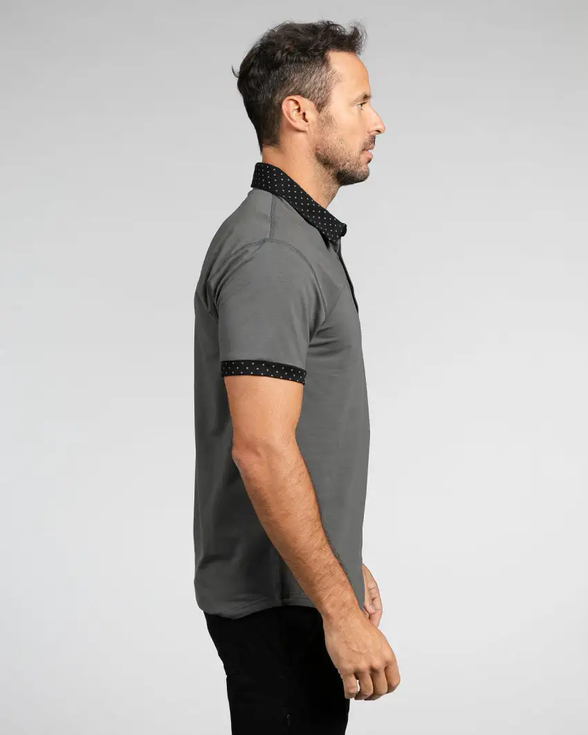 Drop-Cut: Lux Dotted Polo