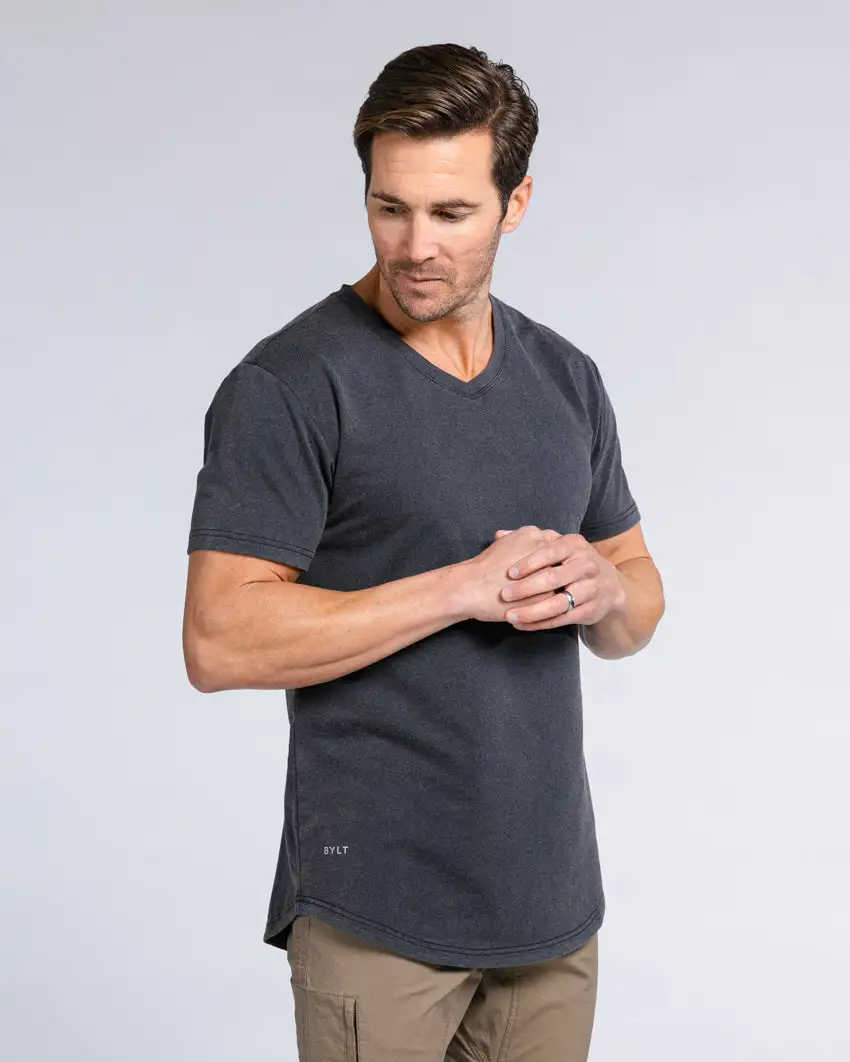 Drop-Cut V-Neck: Lux