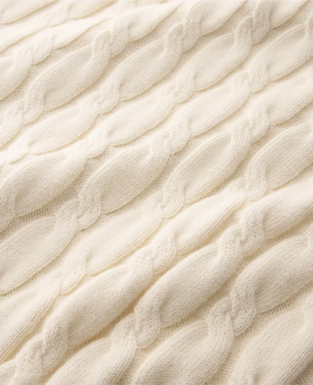 Haven Well Within Cotton Cashmere Cable Knit Sweater