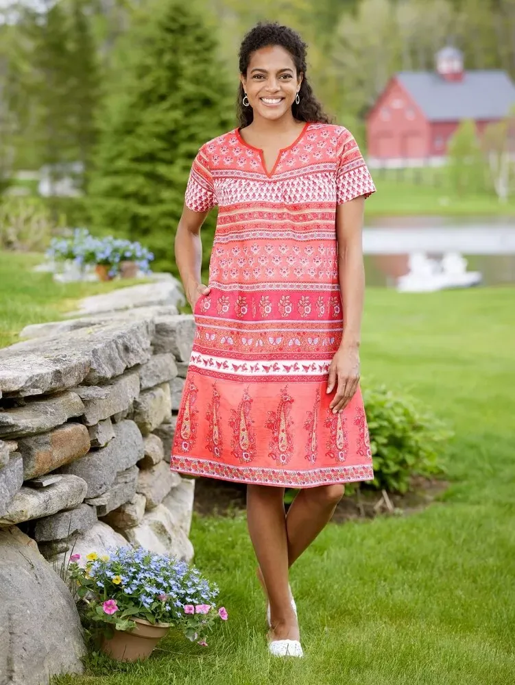 Short-Length Cotton Muumuu