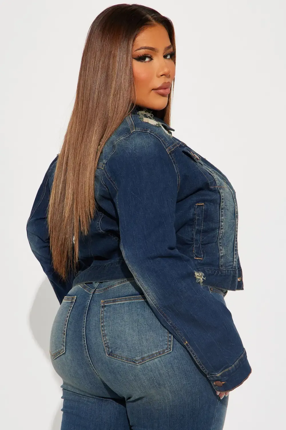 Kelly Denim Jacket - Dark