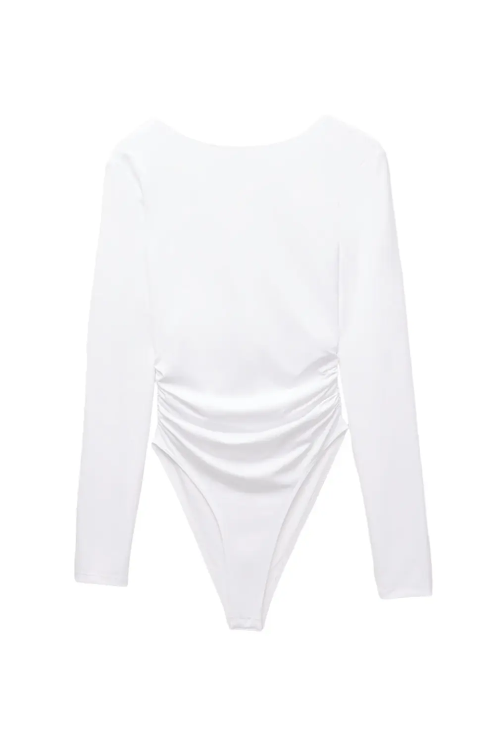 Open back polyamide bodysuit