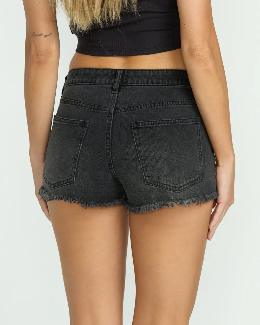Drifter Denim Shorts - Fade To Black