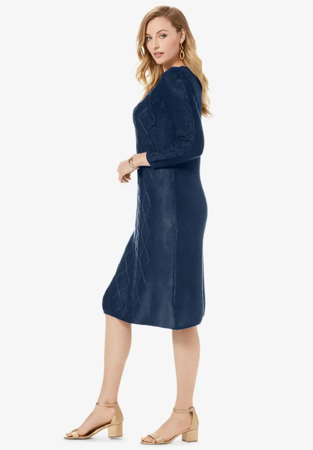 Cable Sweater Dress