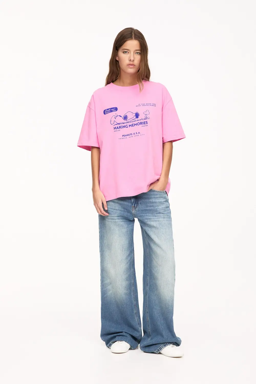 Camiseta rosa Snoopy