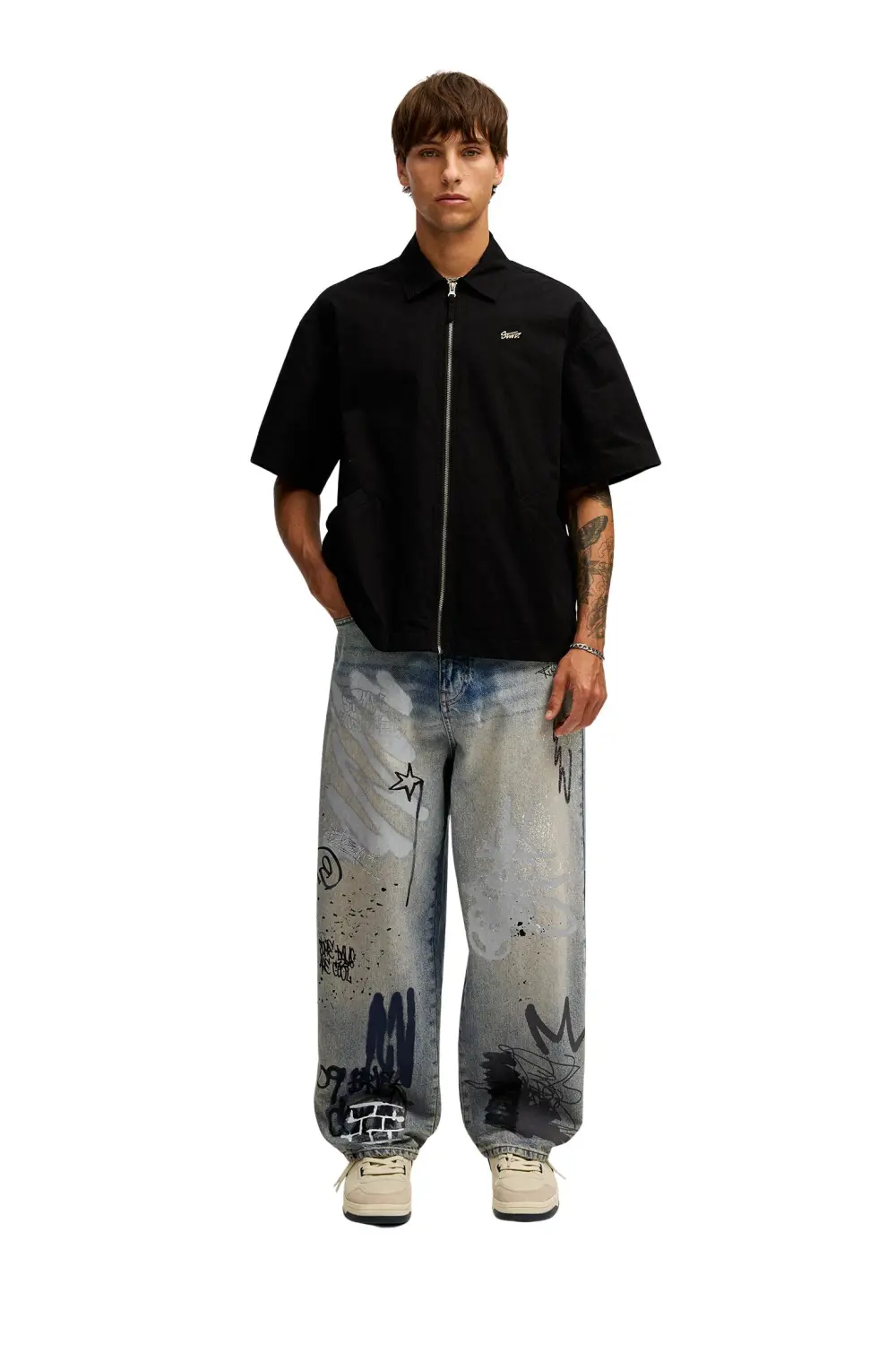 Graffiti skater jeans