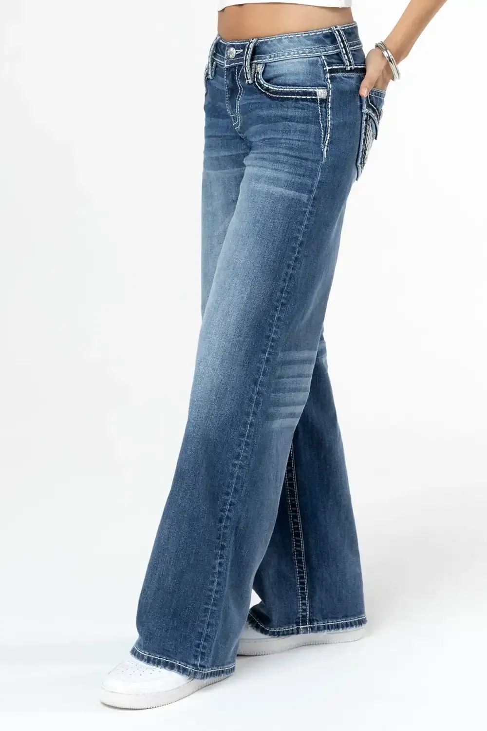Angelline Wide Leg Jeans