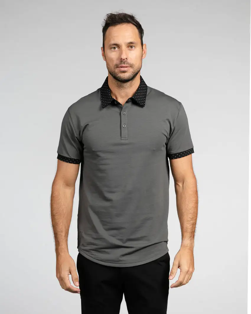 Drop-Cut: Lux Dotted Polo