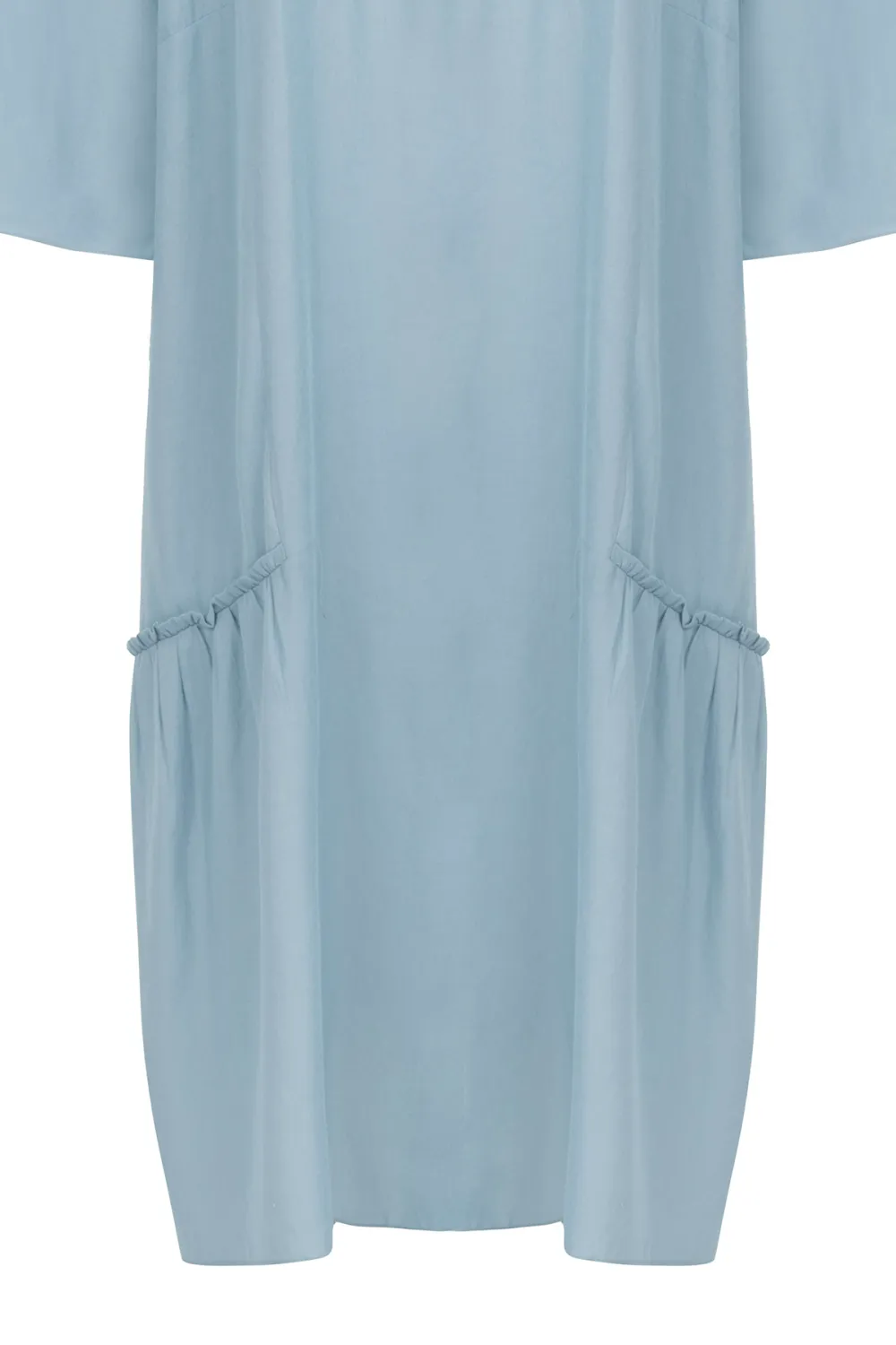Long Sleeve Maxi Dress-Blue