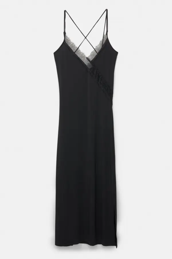 Vestido lencero tirantes