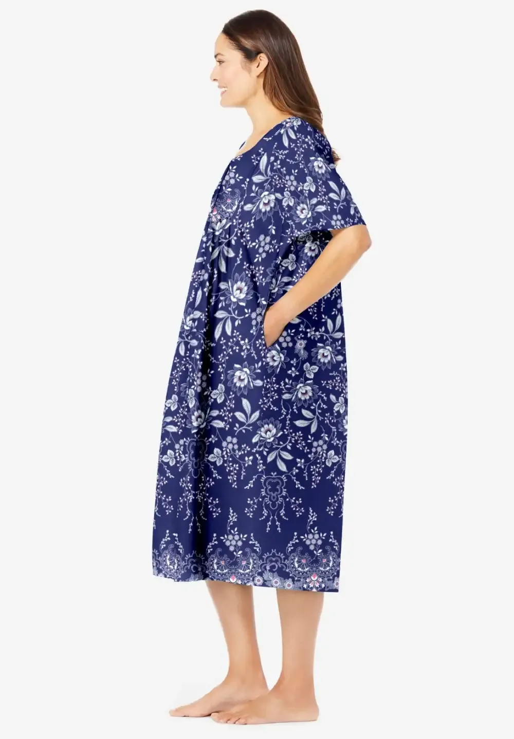 Mixed Print Short Lounger