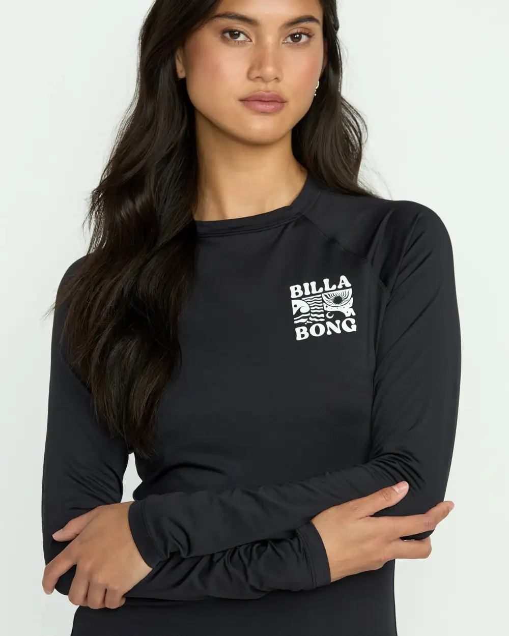 Sol Searcher Long Sleeve Rashguard - Black Pebble