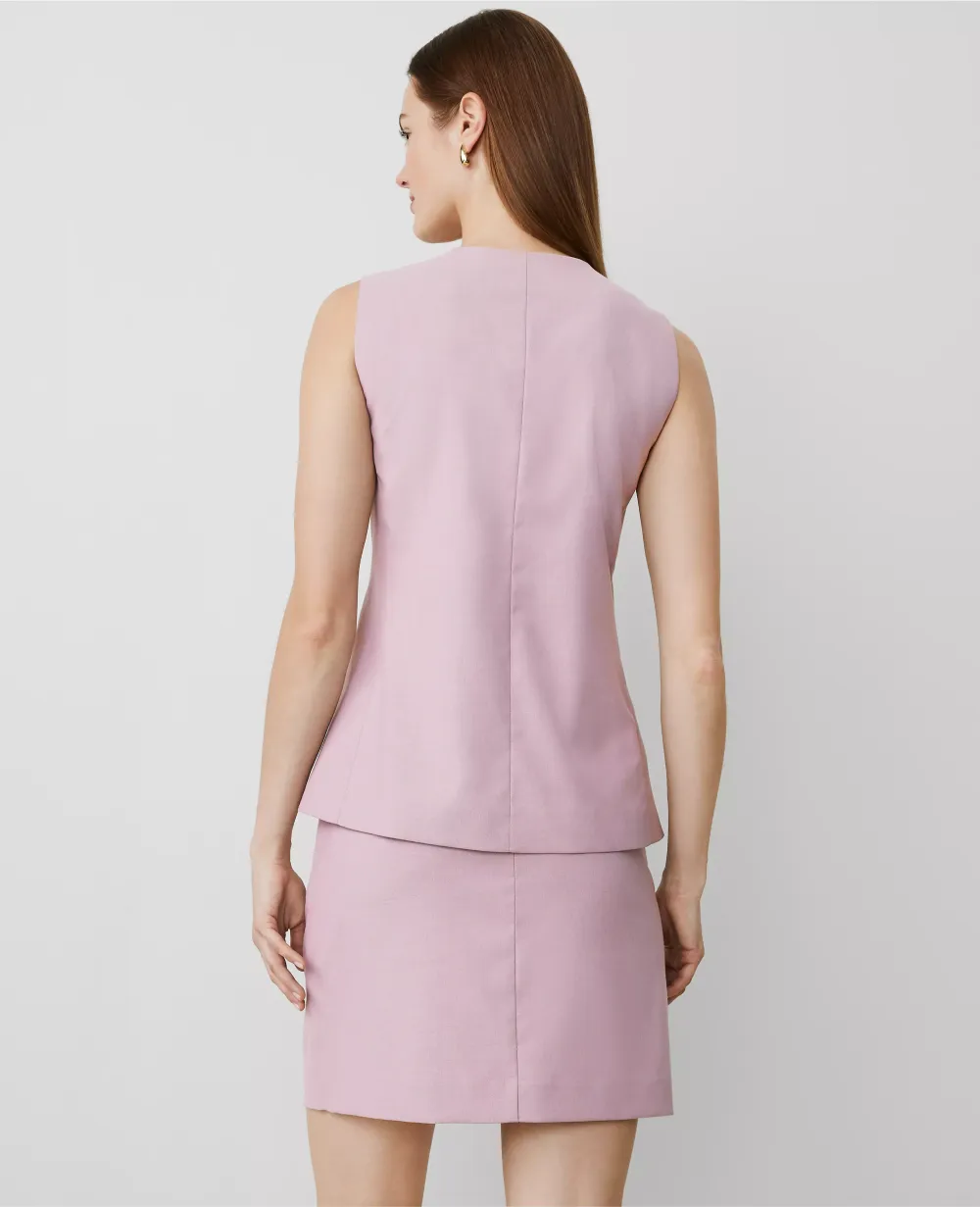 The Long Crew Neck Vest