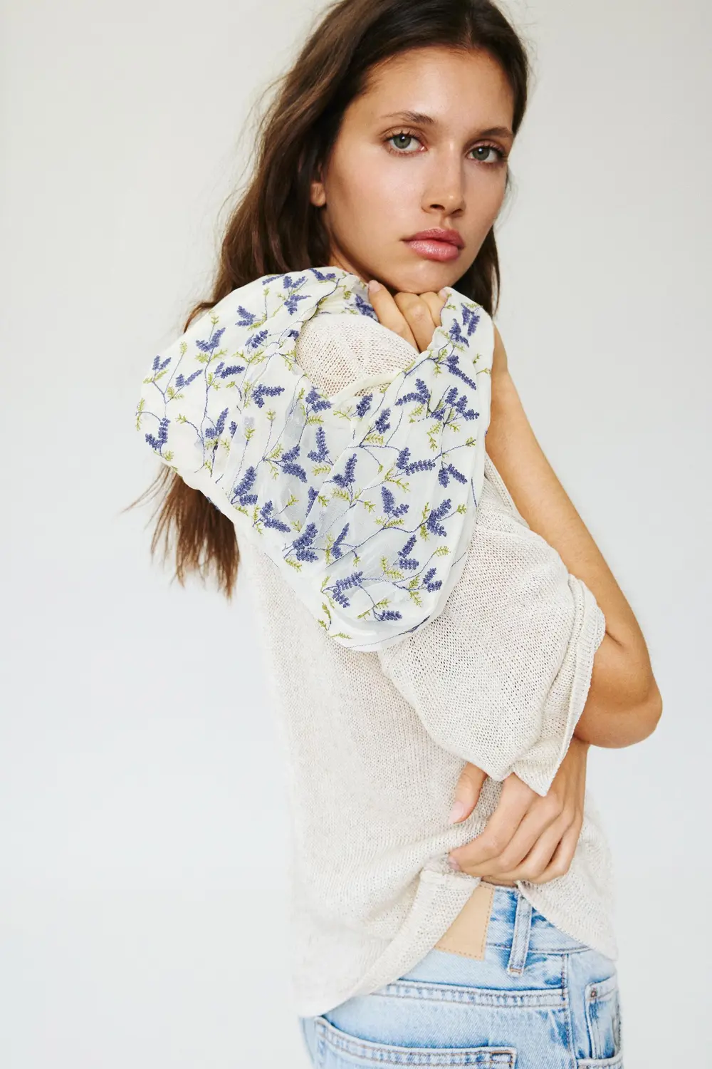 Bolso de mano flores