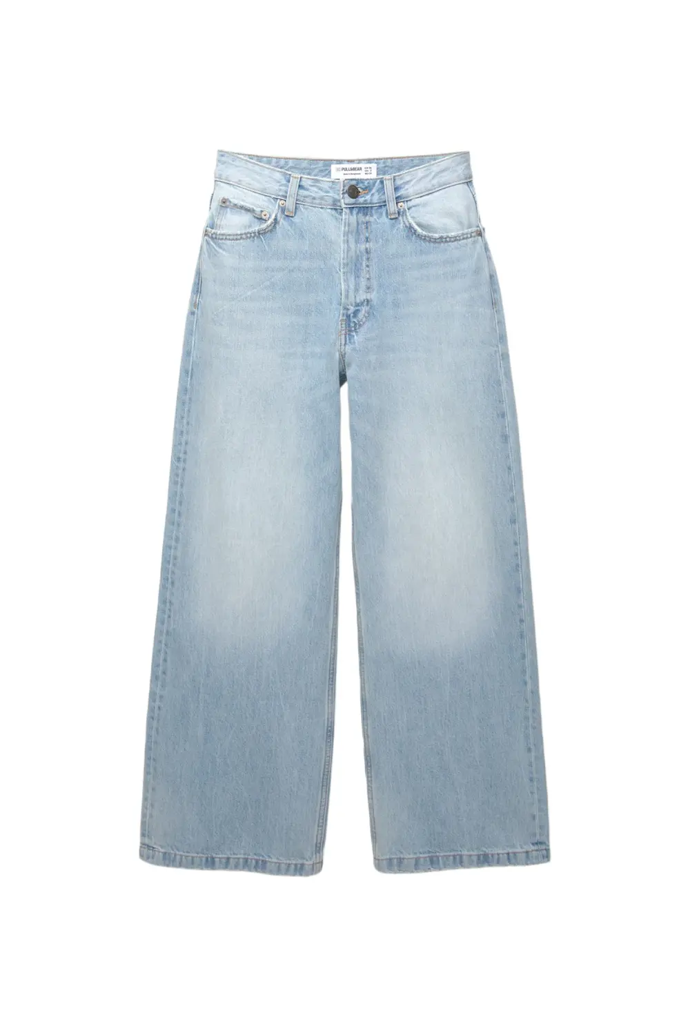 Jeans baggy tiro medio