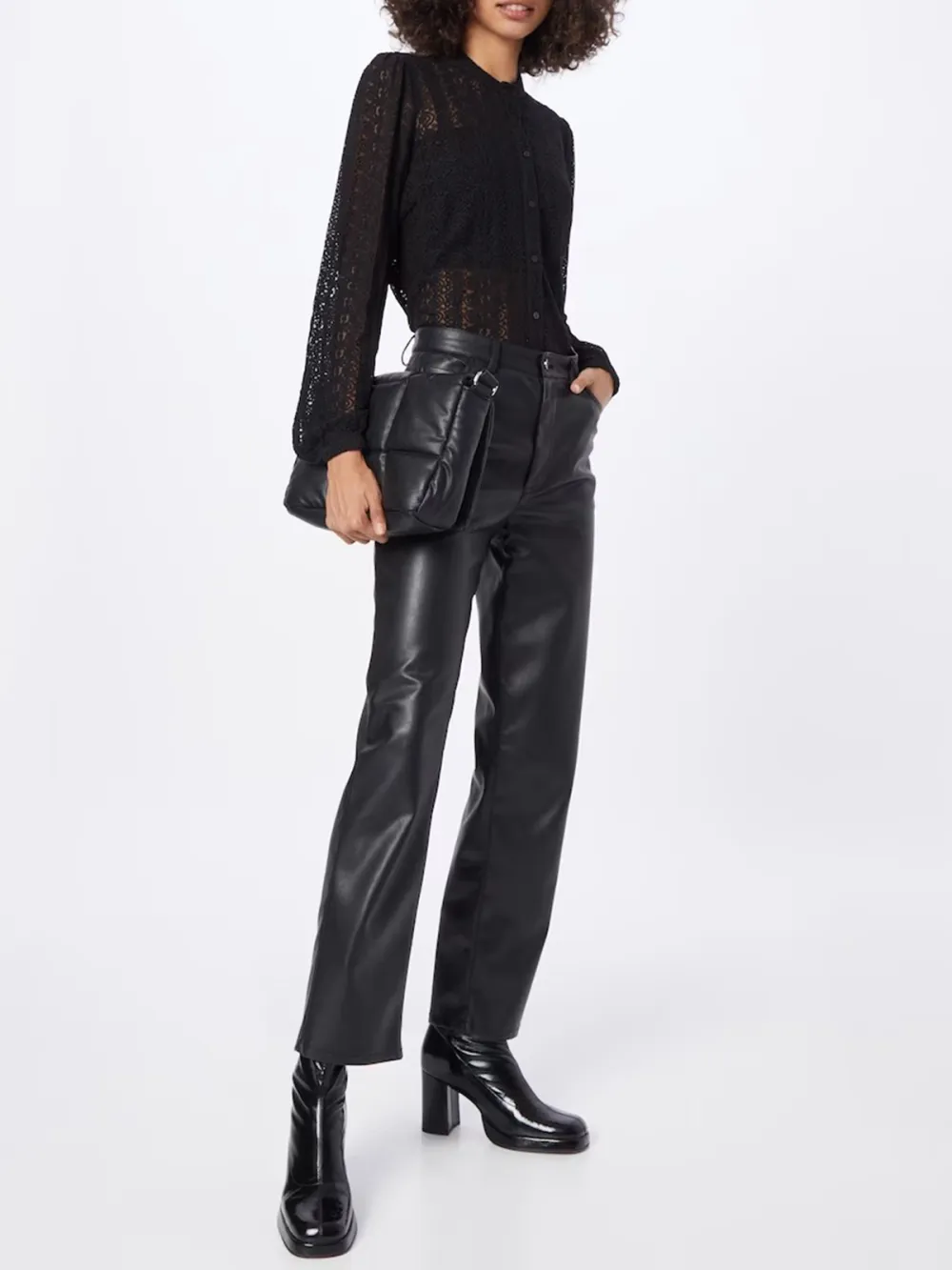 Puffed Sleeves Casual Style Blouses