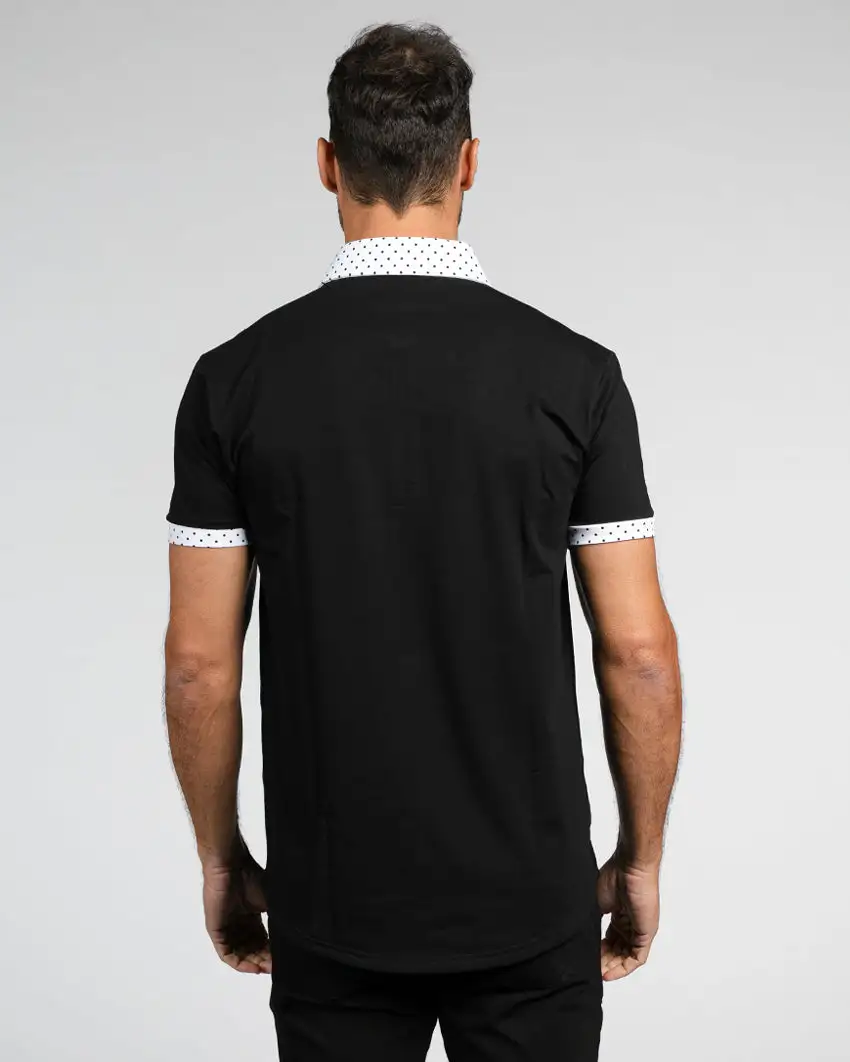 Drop-Cut: Lux Dotted Polo