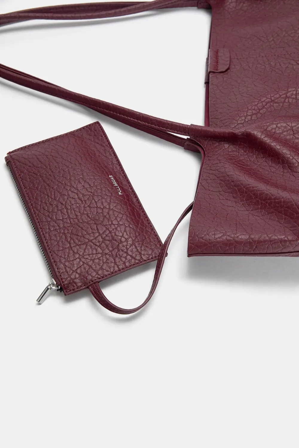 Bolso shopper efecto piel