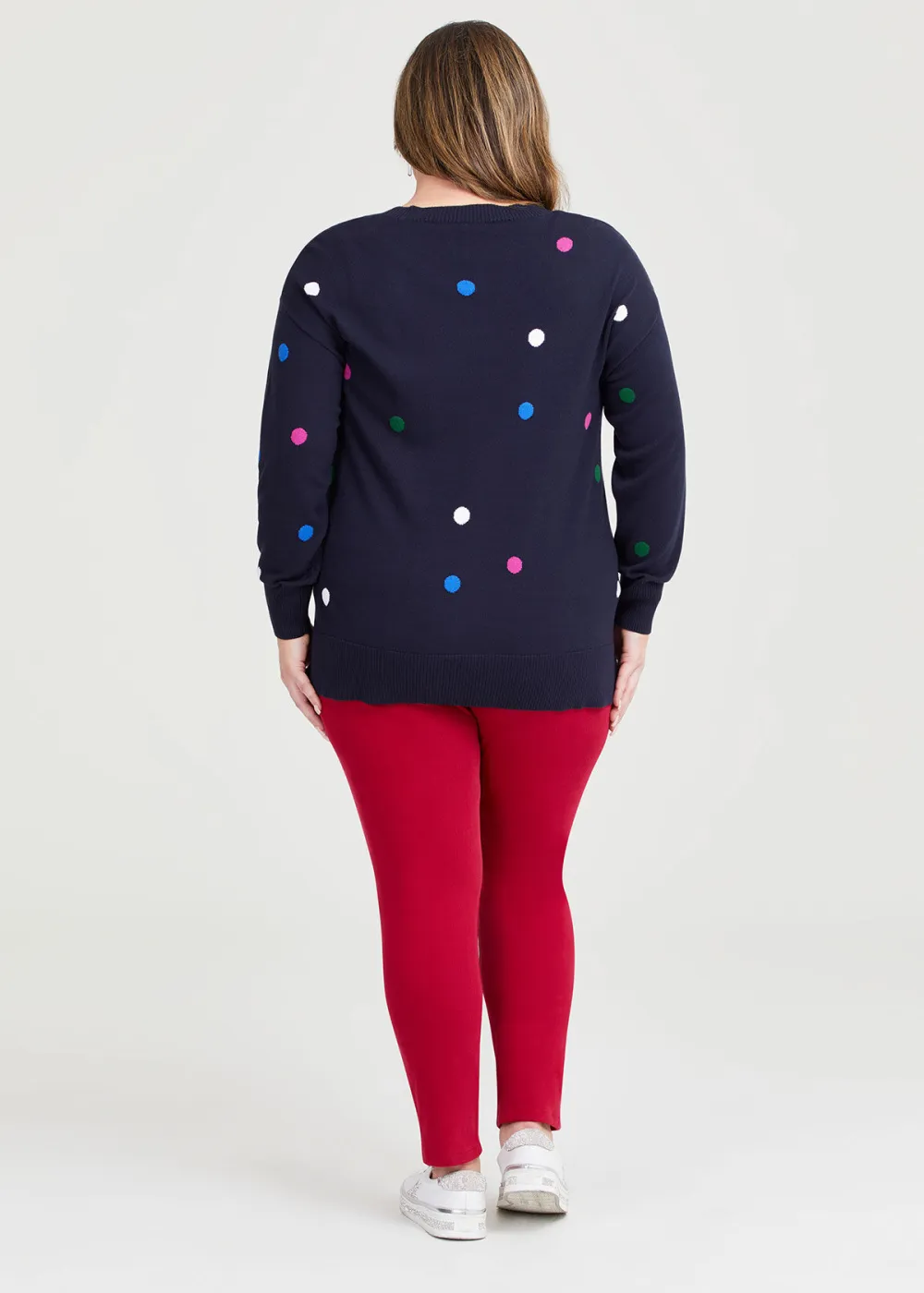Cotton Polka Dot Jumper