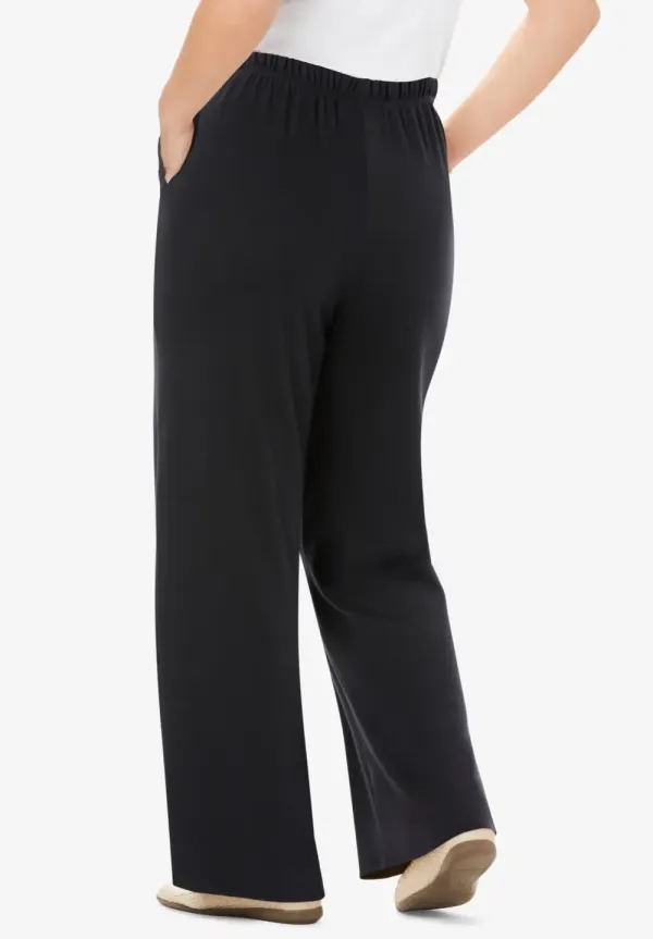 7-Day Knit Wide-Leg Pant