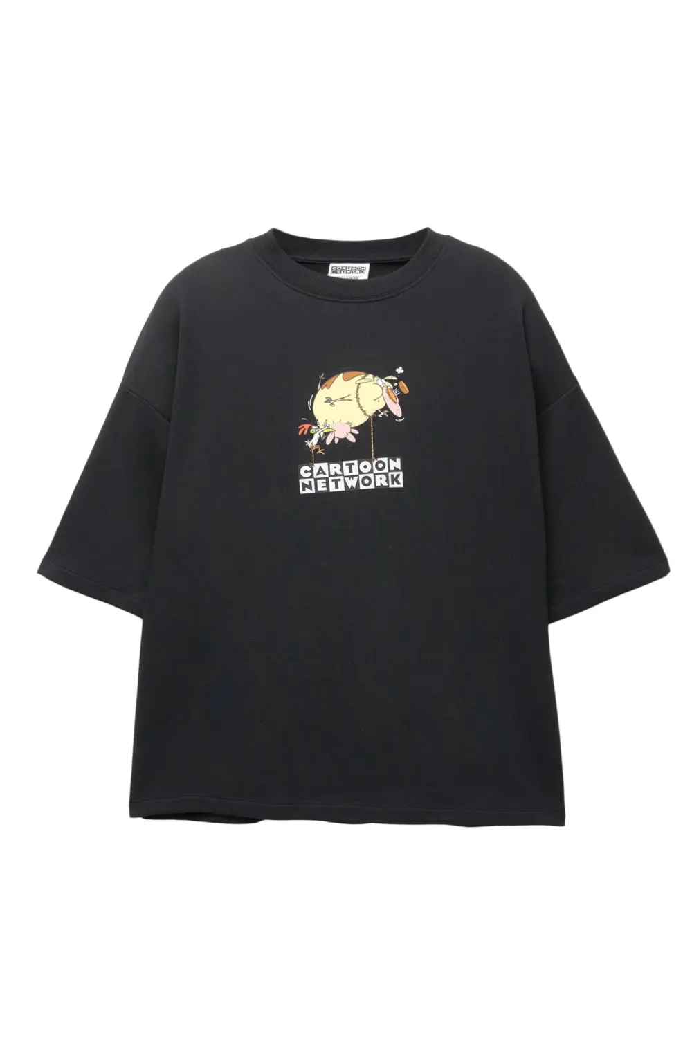 Short sleeve Cow and Chicken sweatshirt