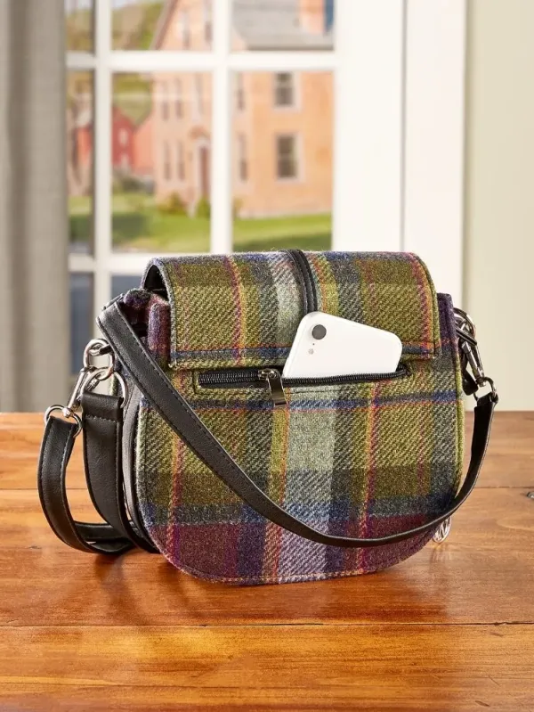 Irish Wool Plaid Two-Way Crossbody Bag