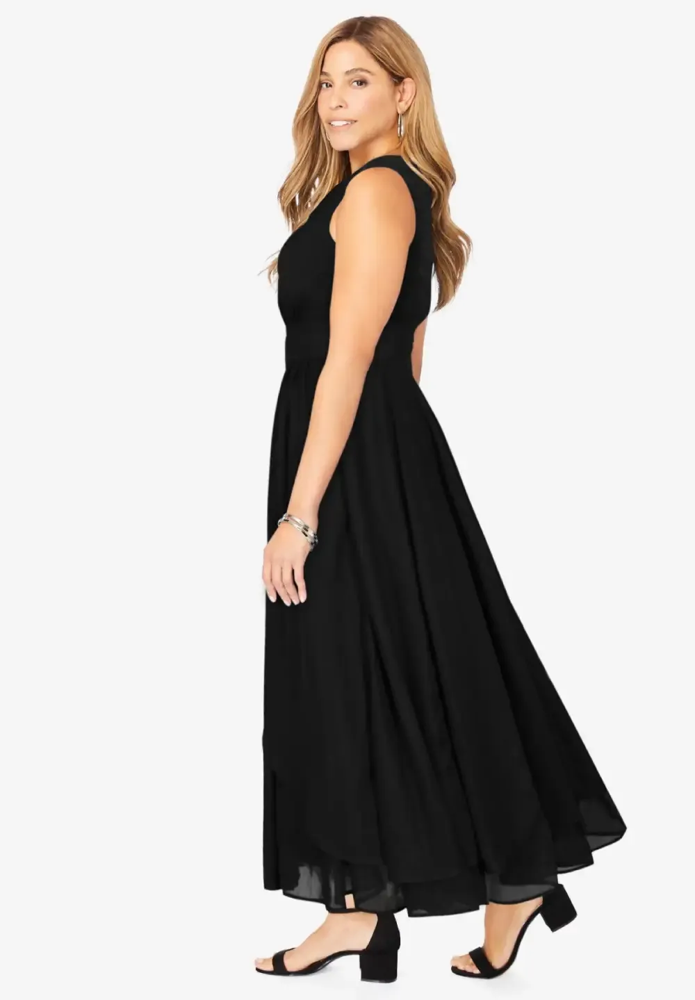 Georgette Flyaway Maxi Dress