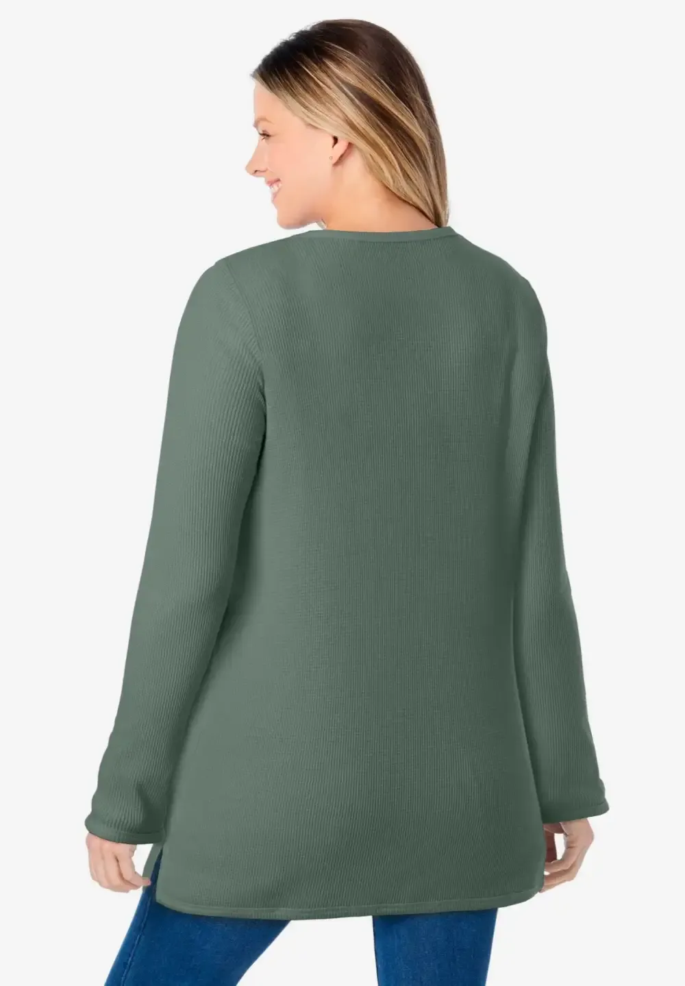 Waffle Thermal Sweatshirt