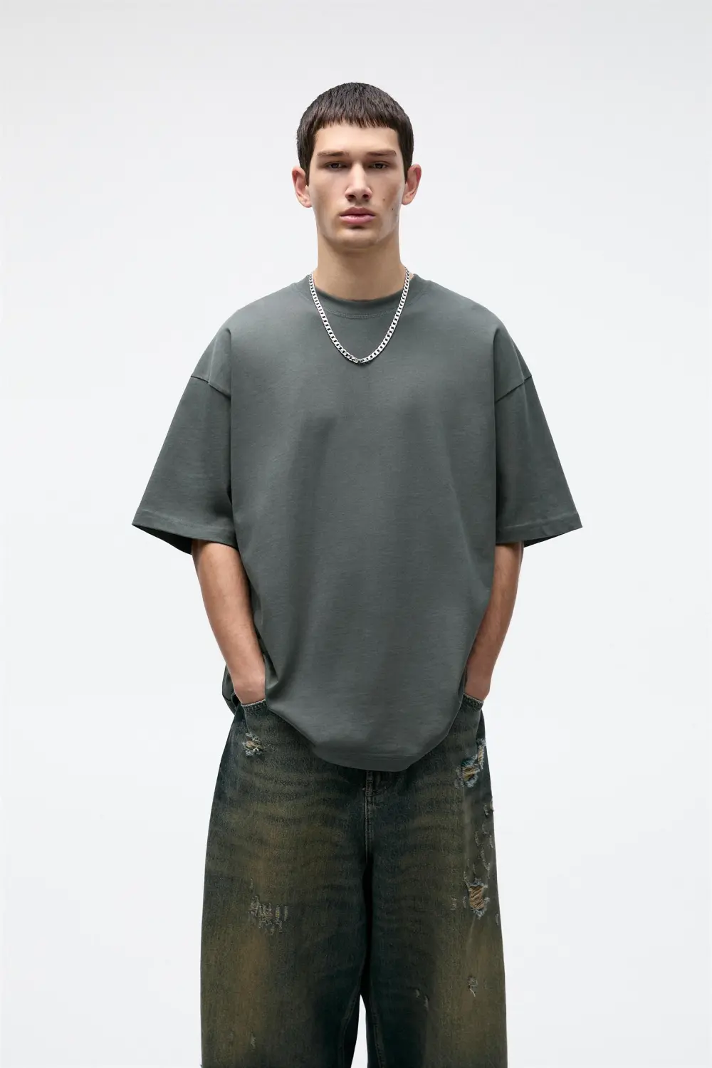 Extra loose short sleeve T-shirt