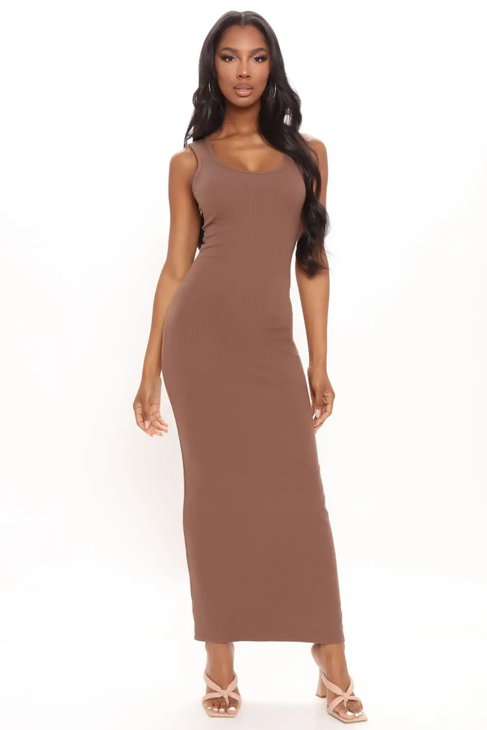 Mulberry Street Maxi Dress - Mocha