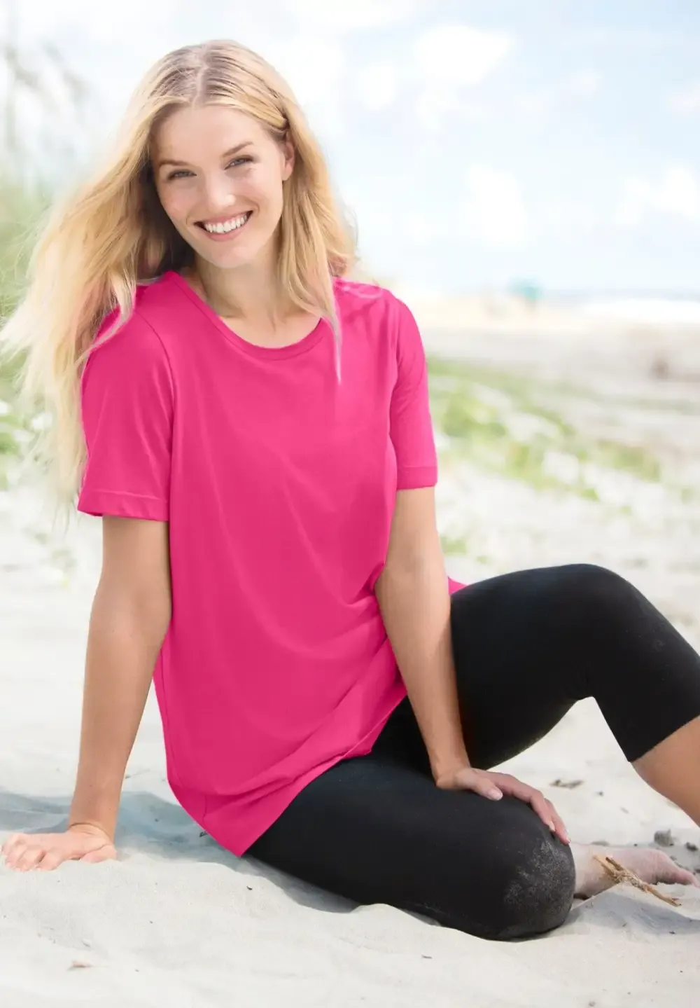 Perfect Short-Sleeve Crewneck Tee