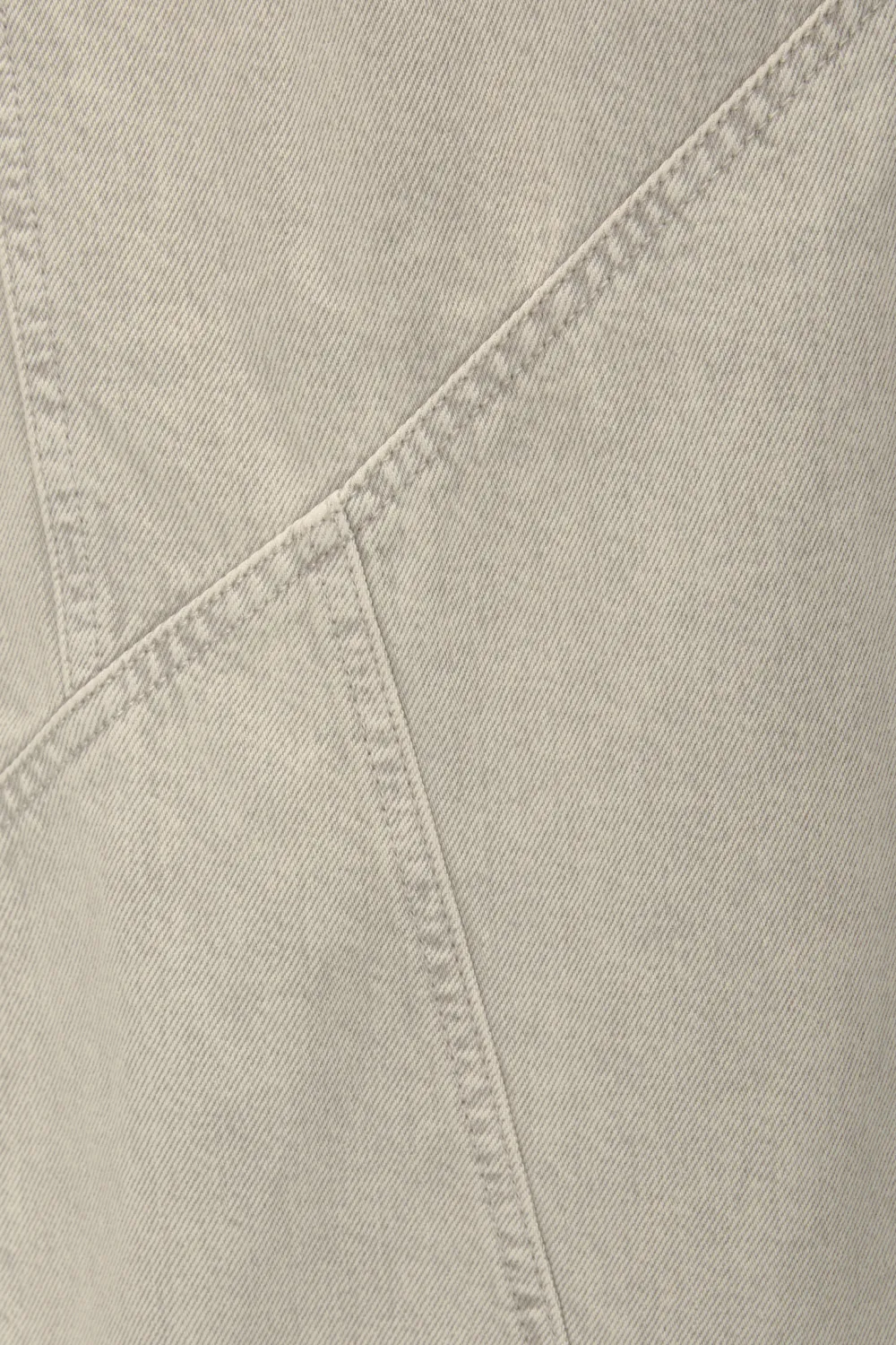 Jeans wide leg costuras marcadas