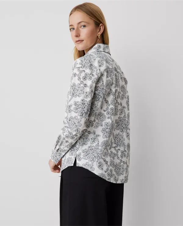 Weekend Collection Paisley Pocket Blouse