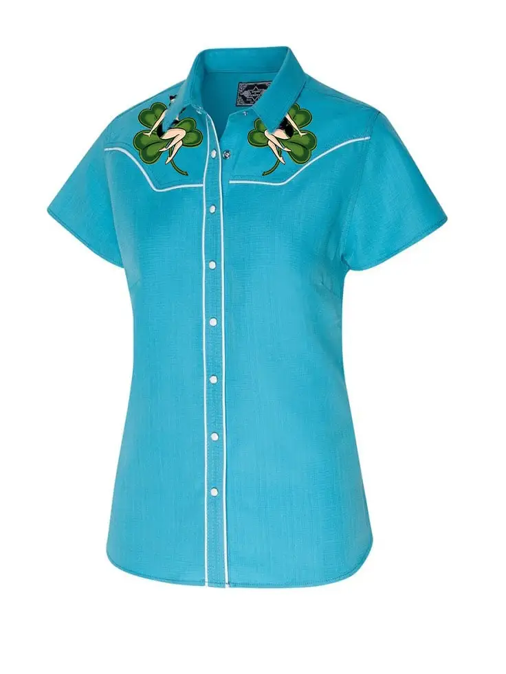 Vintage Floral Elf Printed Shirt