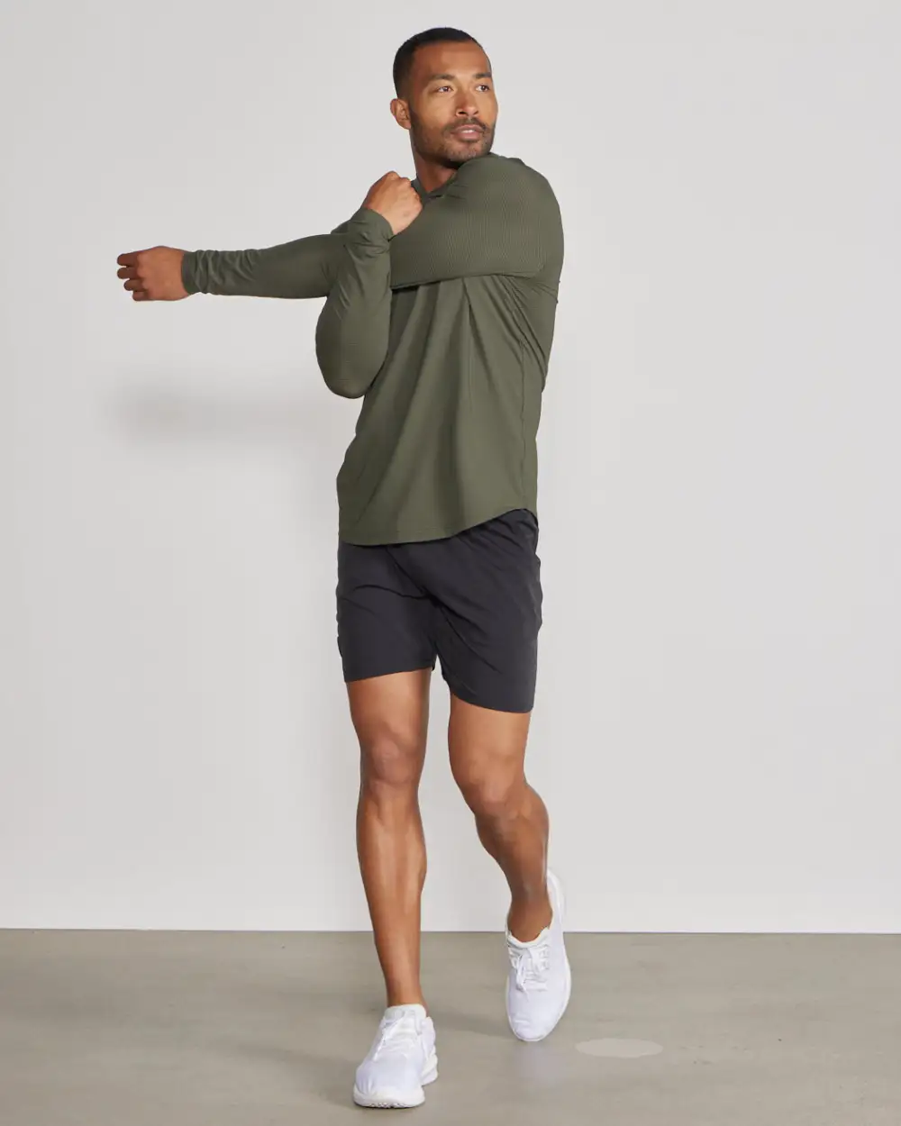 Pulse Pullover Drop-Cut Hoodie