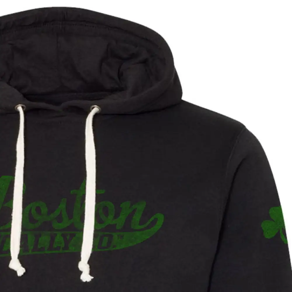 Boston Scally The Shamrock Hoodie - Black