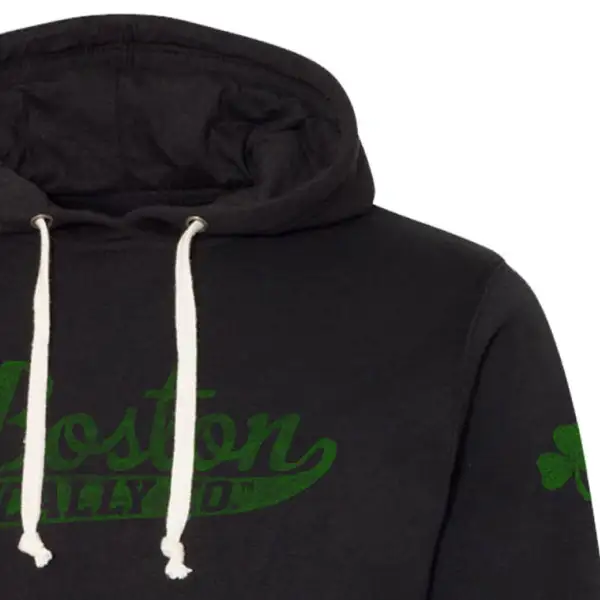 Boston Scally The Shamrock Hoodie - Black