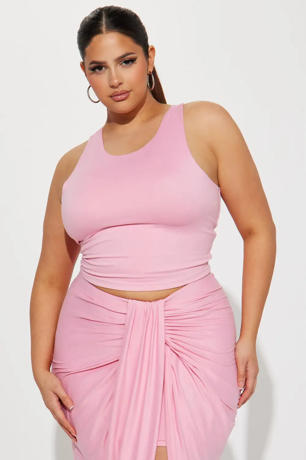 Lanie Maxi Skirt Set - Pink
