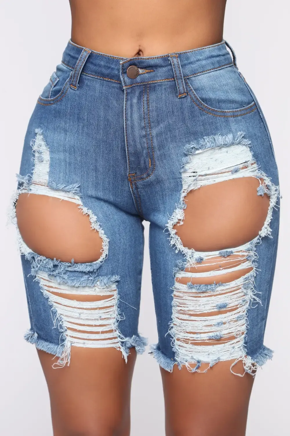 Khloe II Shorts - Medium Wash