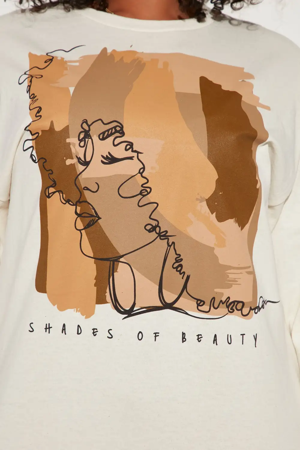 Shades Of Beauty Long Sleeve Tee - Khaki