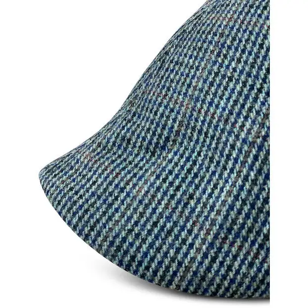 The Homage Boston Scally Cap - Clover & Navy Houndstooth
