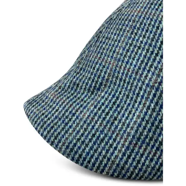 The Homage Boston Scally Cap - Clover & Navy Houndstooth