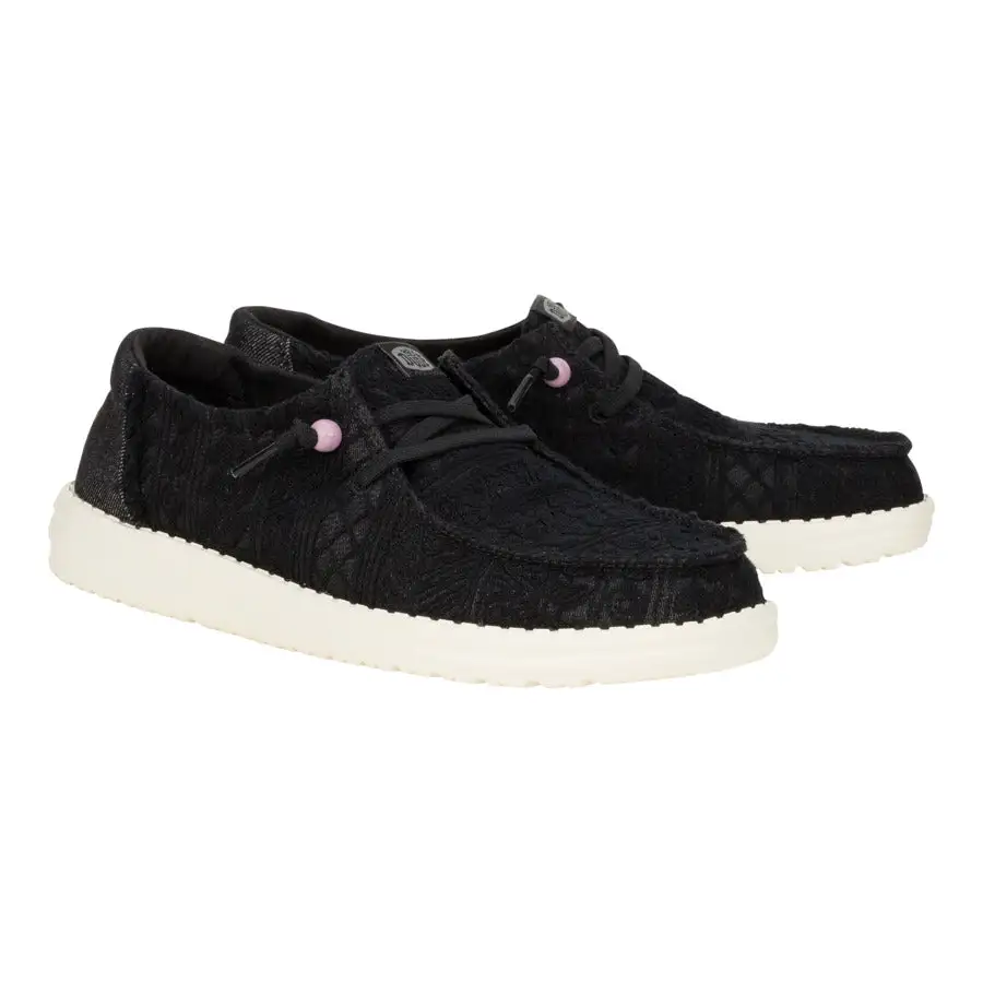 Wendy Crochet Lace - Black