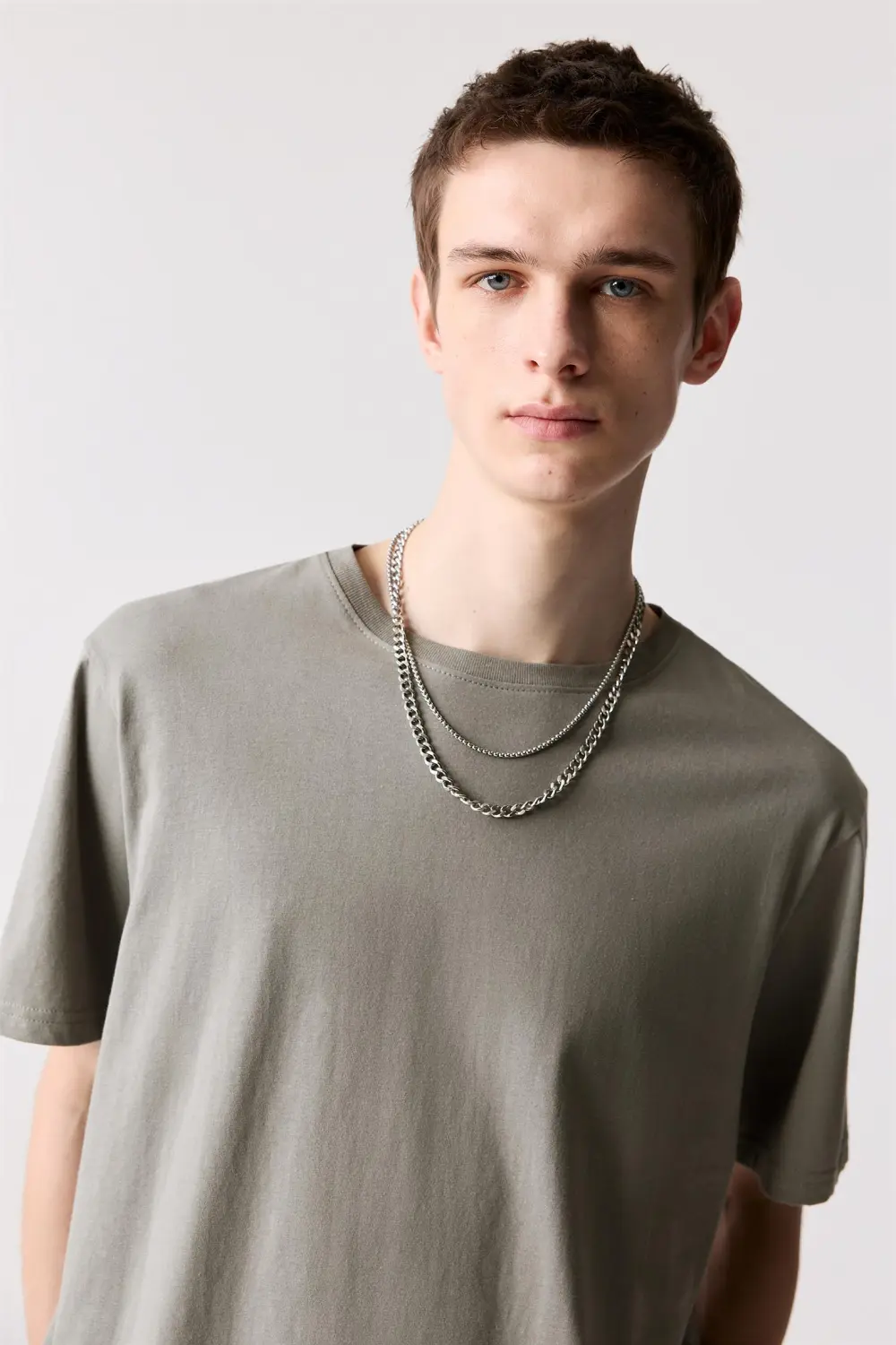 Basic short sleeve cotton T-shirt